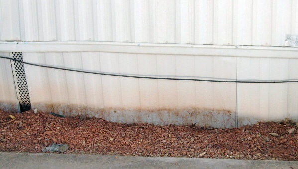 old vinyl skirting If the skirting on your mobile home or park model is old vinyl skirting If the skirting on your mobile home or park model is