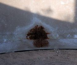 Rust Hole in Pool Wall small rust hole in above ground pool