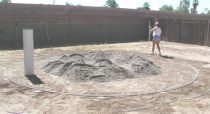 sand in above ground pool