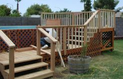 decks for above ground pools