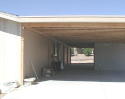 build wood awning