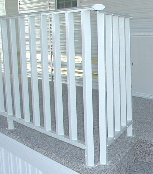 aluminum porch handrail