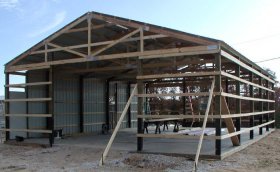 pole barn frame