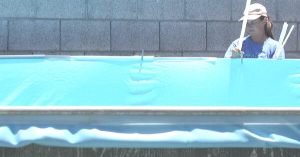 installing above ground pool coping