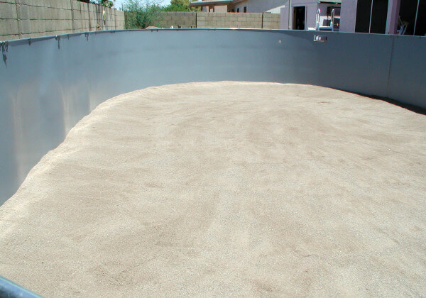 Smooth Sand Base for Pool Liner