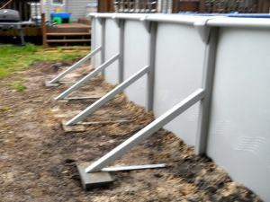 Oval Pool Side Braces