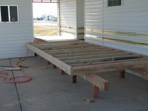 Park Model Dek Frame