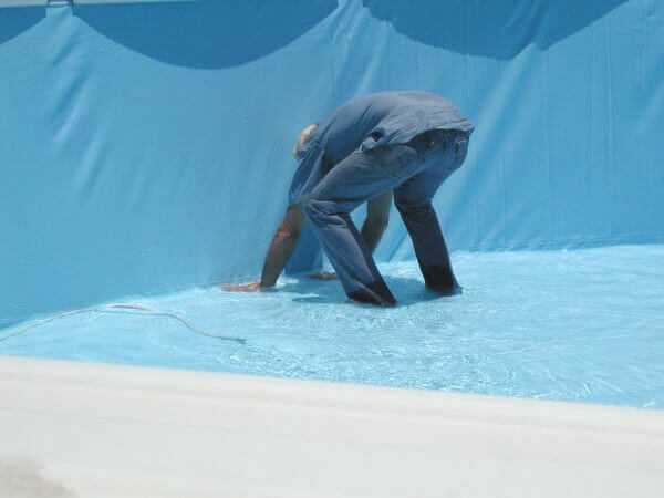 finding hole in above ground pool