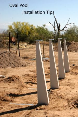 Oval Above Ground Pool Sode Braces