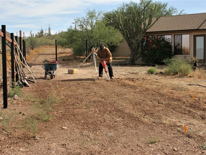 Quest Oval Pool Installation Starting