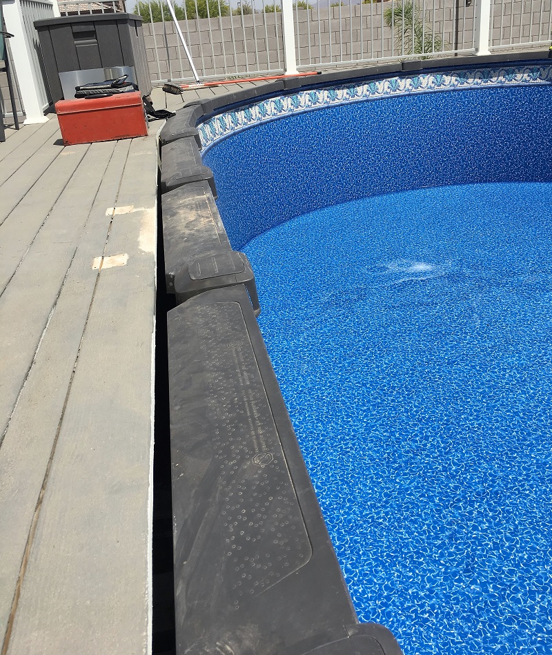 all resin above ground pool