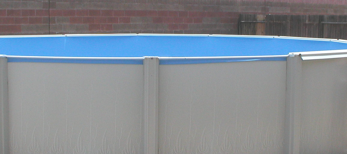vinyl liner overhang on above ground pool