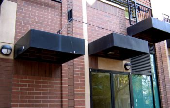 Square Steel Box Type Awnings