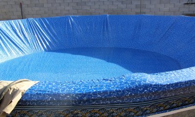 above ground pool liner installation