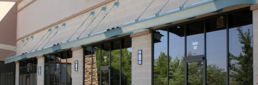 Suspended Steel Awnings