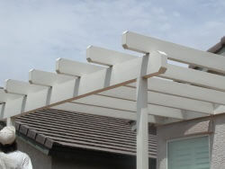 Lattice awning