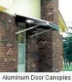 aluminum door canopies