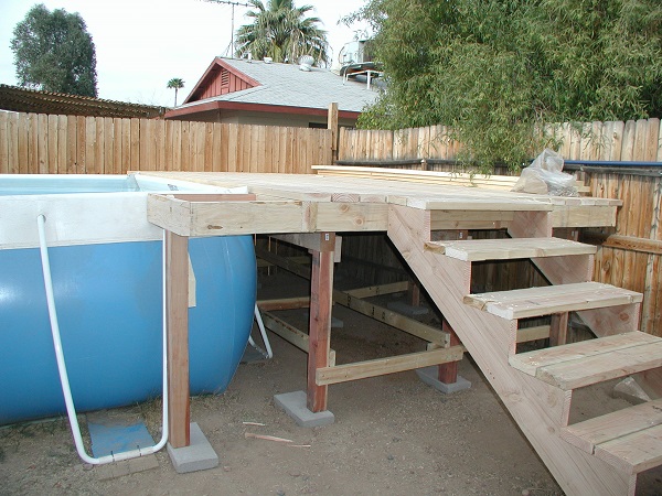soft side pool deck bracing