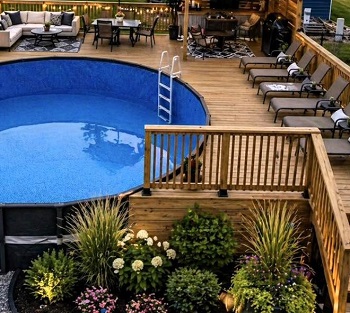 Pool Deck Ladder