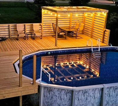 pool deck lights