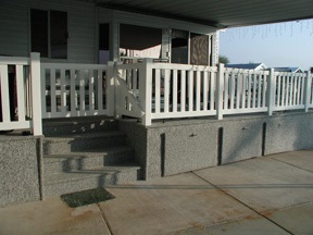 vinyl deck fencing