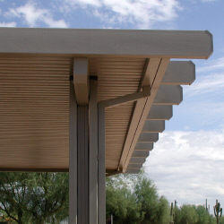freestanding aluminum awning