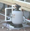 hardplumb sand filter
