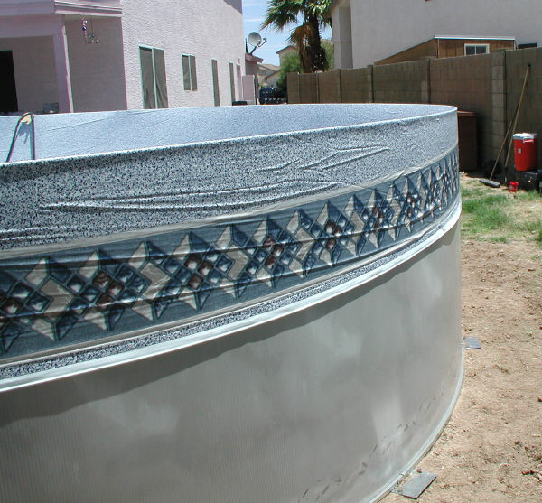 Oval Swimming Pool Liner Installation