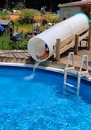 A-frame ladder for above ground pool deck A-frame ladder for above ground pool deck