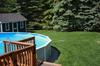Above Ground Pool and Deck