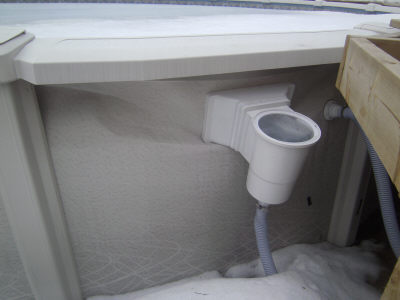 wall bent at skimmer