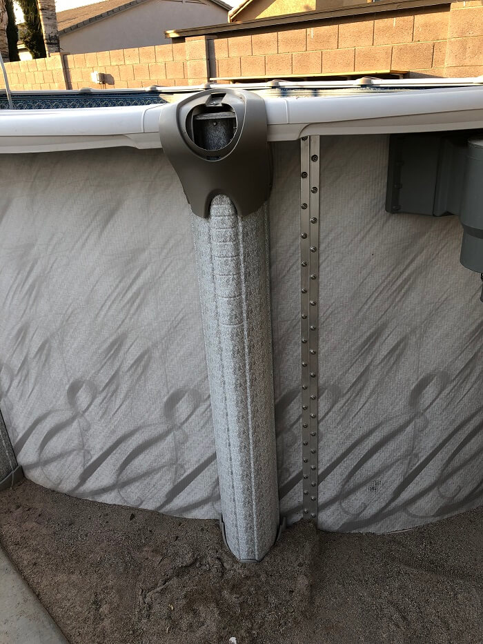 nuts and bolts for pool wall