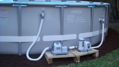 Intex Pool With Salt Water System
