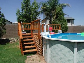 deck for above ground pool
