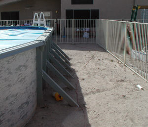 fencing for above ground pool