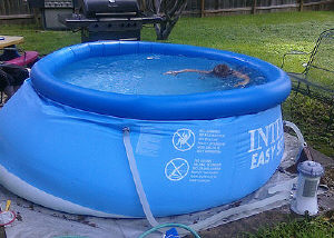 inflatable ring pool problem