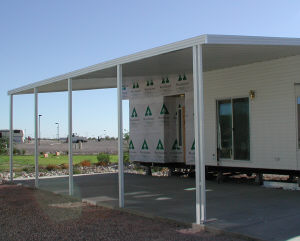 awning on park model