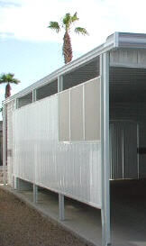 aluminum privacy panel