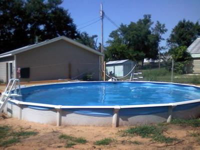 Pool Installed and Backfilled
