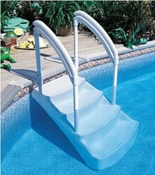 Resin Steps for an Above Ground Pool above ground pool molded steps