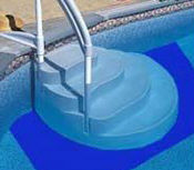 step pad for above ground pool steps